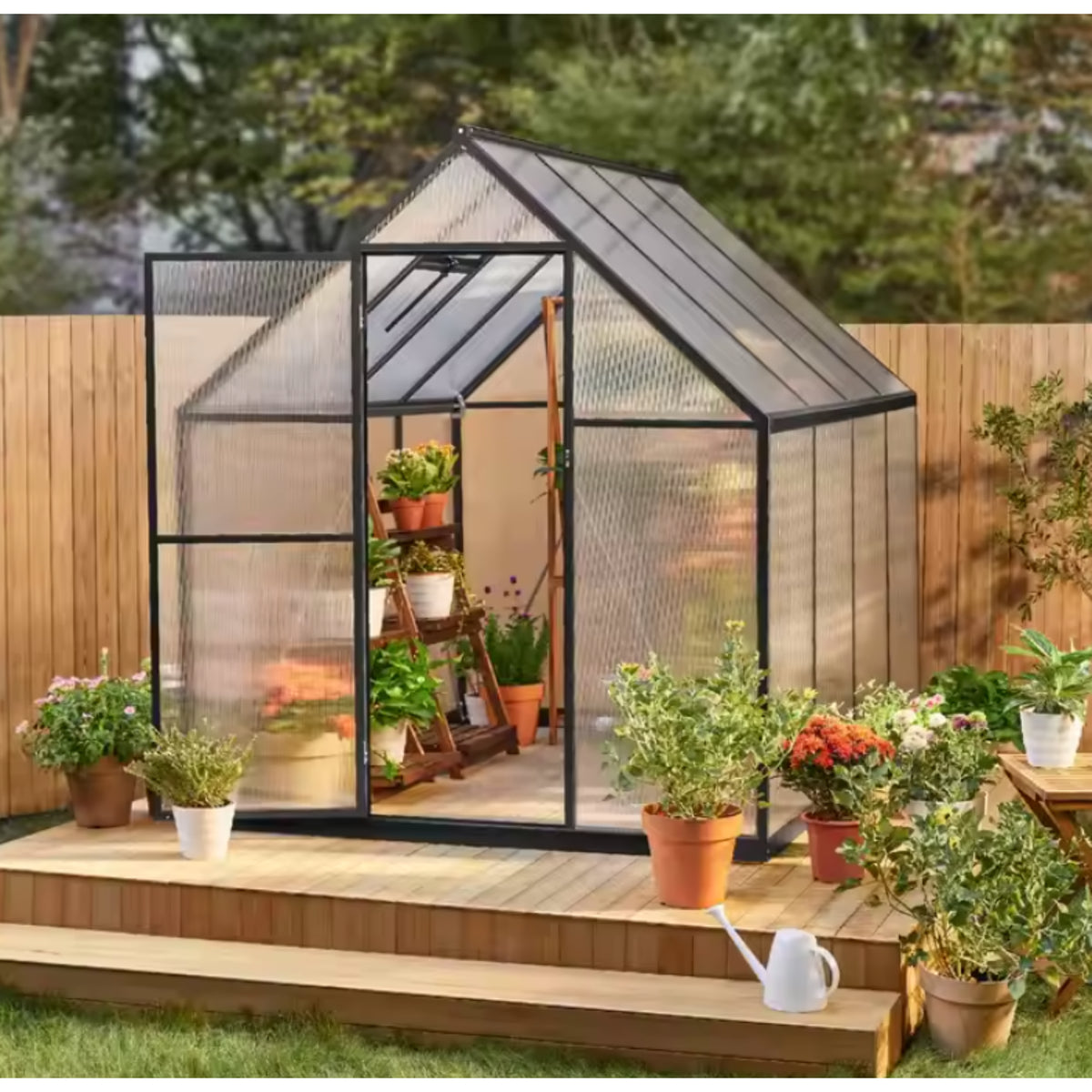 Veridian LuxeFrame 8×12 Greenhouse