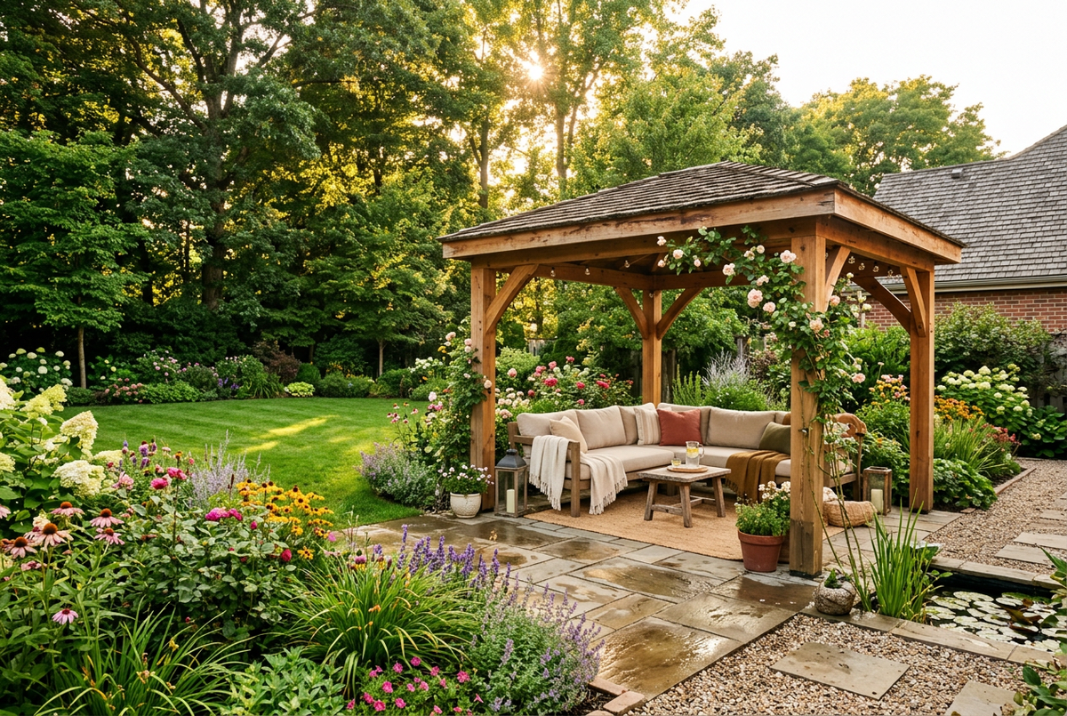 About Us - Backyard Scene