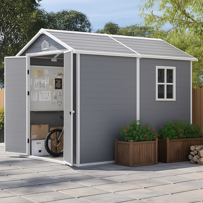 NordicHaven Apex 8x10 Premium Resin Shed
