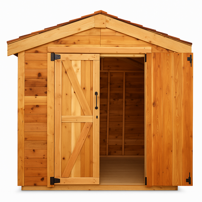 TimberCrest Heritage 8x8 Cedar Gable Shed